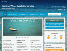 Tablet Screenshot of kempnerwsc.com